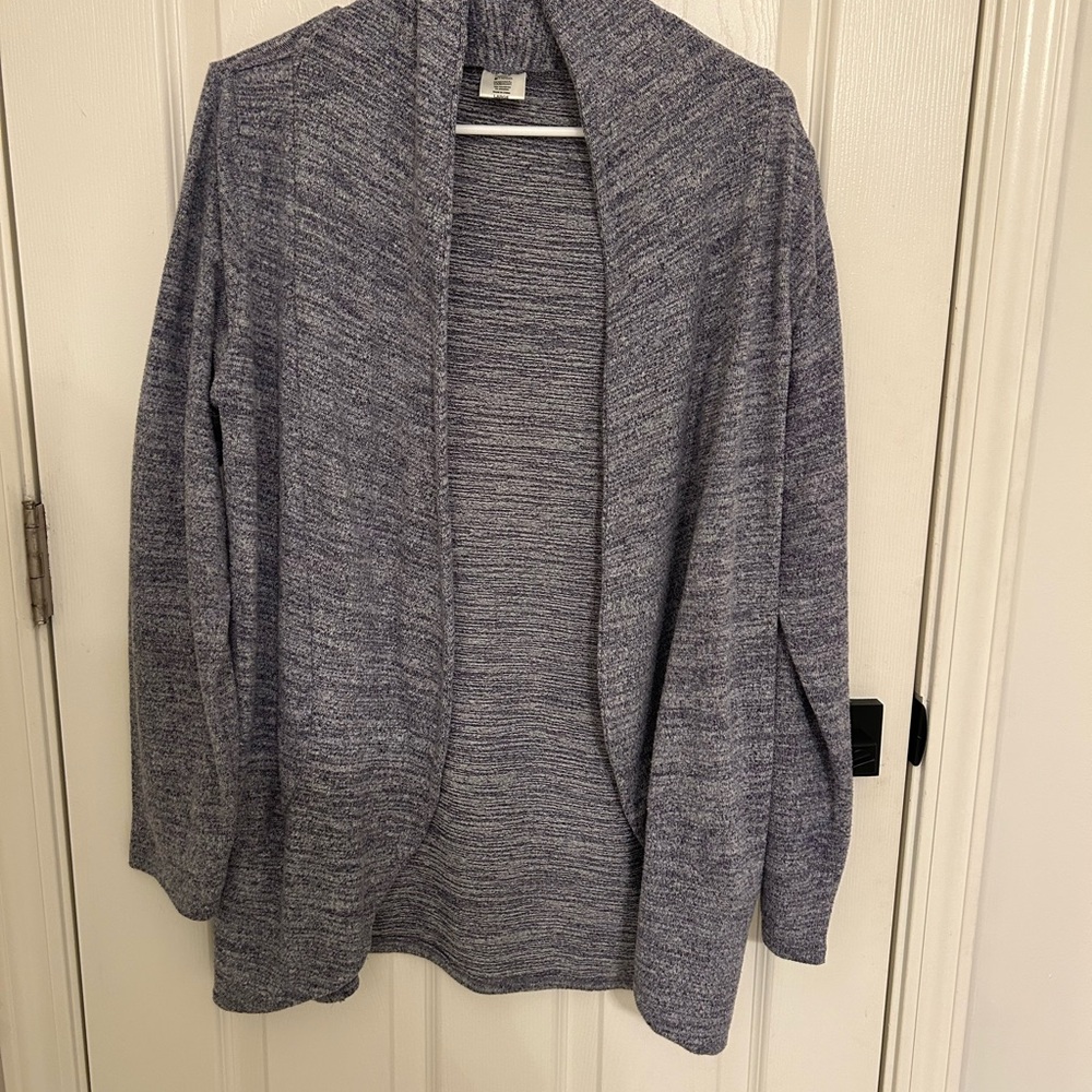 Super soft and cozy Open Front Cardigan Sweater - Blue